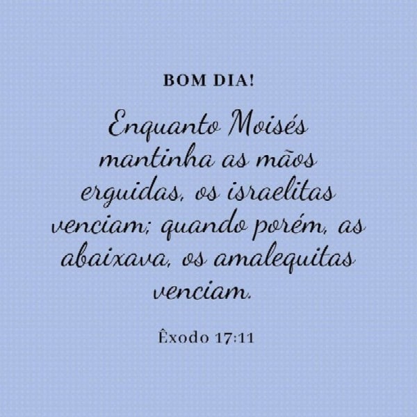 Êxodo 17:11