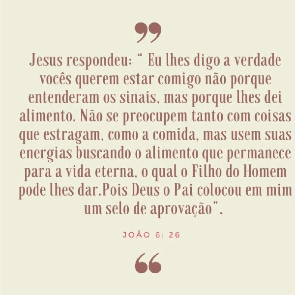 João 6:26-27