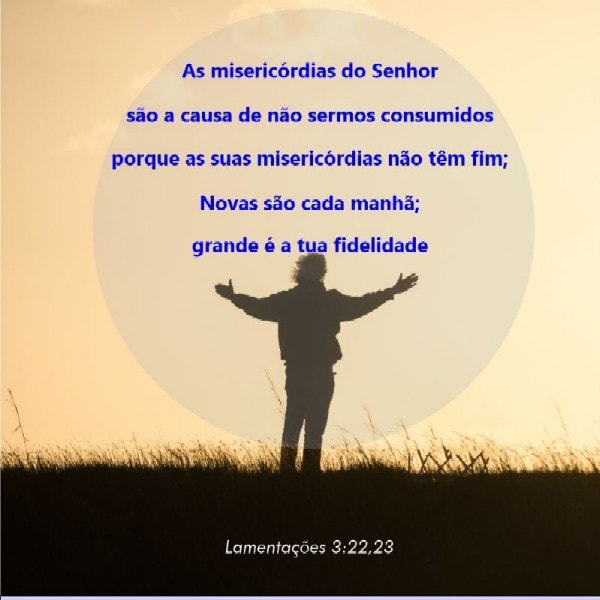 Lamentações 3:22