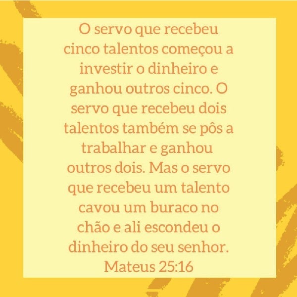 Mateus 25:16-18