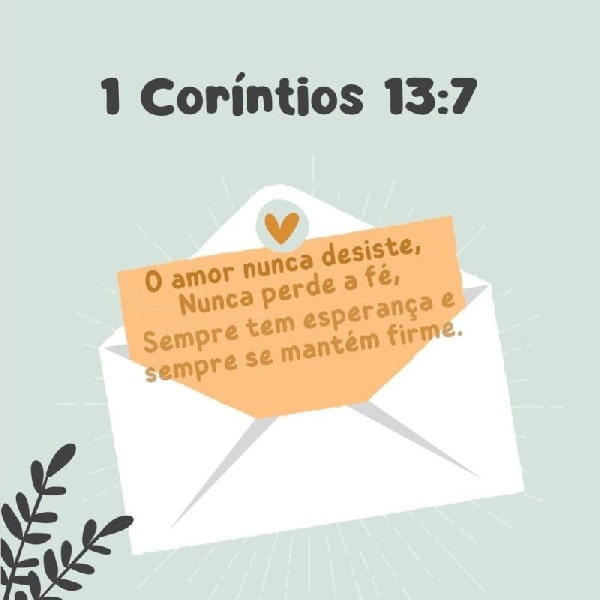 1 Coríntios 13:7