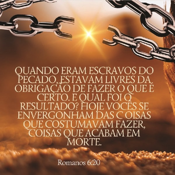 Romanos 6:20