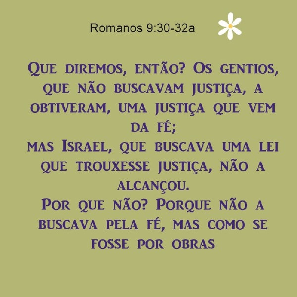 Romanos 9:30-32