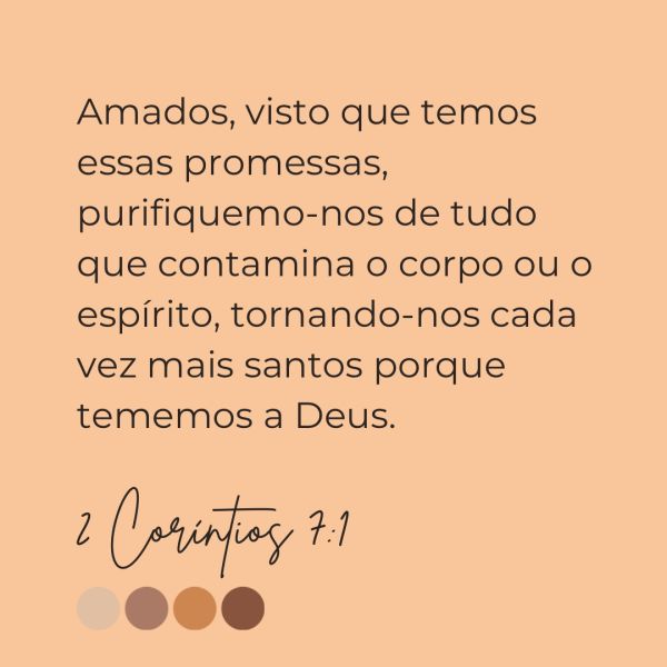 2 Coríntios 7:1