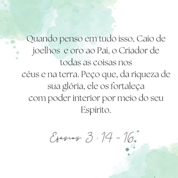 Efésios 3:14-16